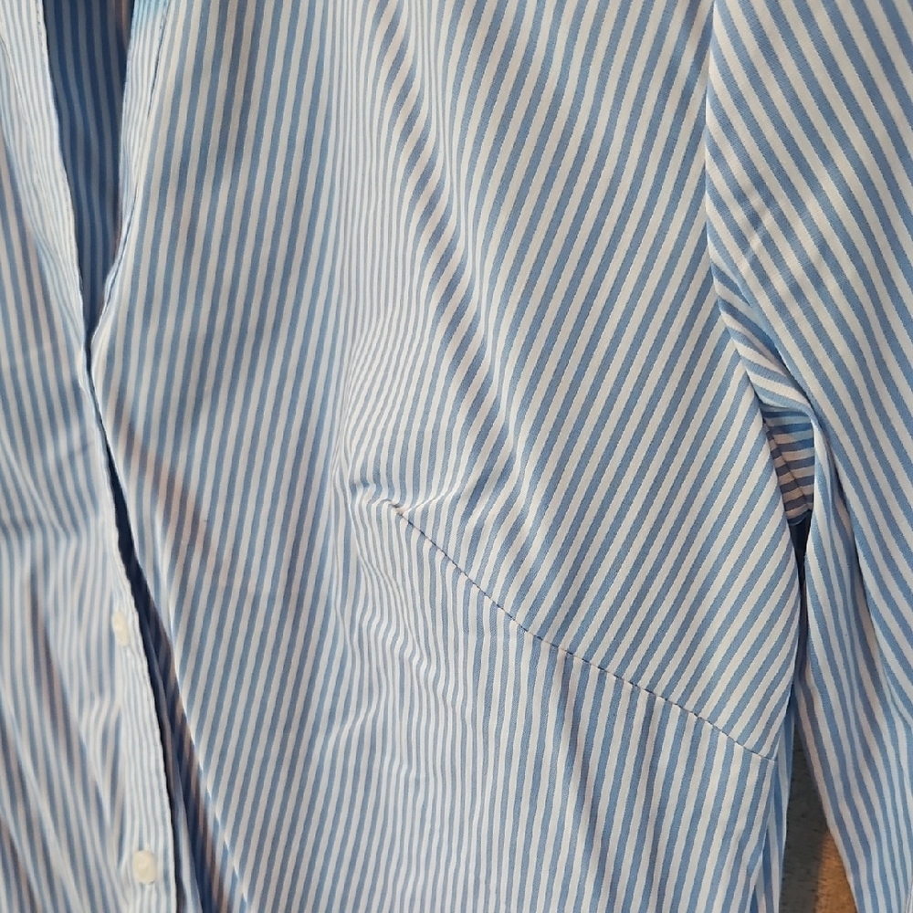 Blue Striped Women's Shirt - Picture 3 of 3